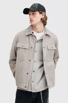 Вельветовая рубашка CASTLEFORD AllSaints, серый
