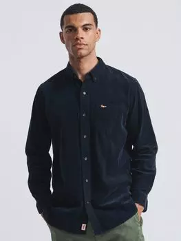 Вельветовая рубашка Creake Aubin, темно-синий