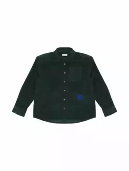Вельветовая рубашка EKD Burberry, зелёный