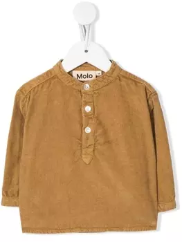 Вельветовая рубашка Enoz Molo, бежевый