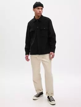 Вельветовая рубашка Gap, черный