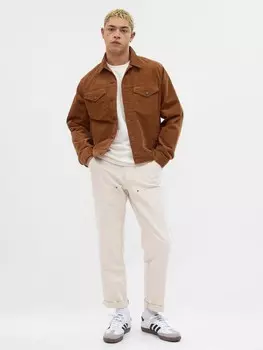 Вельветовая рубашка Gap, коричневый