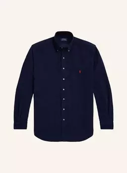 Вельветовая рубашка классического кроя POLO RALPH LAUREN Big & Tall, темно-синий