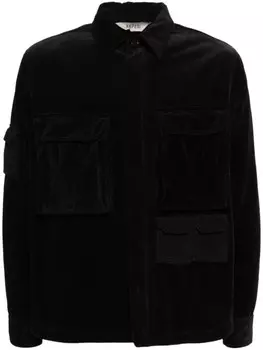 Вельветовая рубашка-куртка ASPESI, черный
