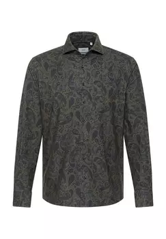 Вельветовая рубашка MODERN FIT ETERNA, хаки