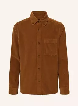 Вельветовая рубашка nero стандартного кроя STRELLSON, коричневый