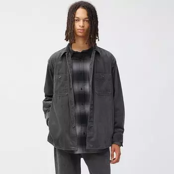 Вельветовая рубашка оверсайз OSB+EC GU, серый