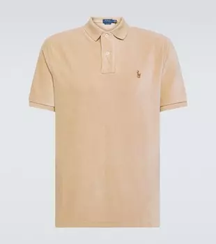 Вельветовая рубашка-поло Polo Ralph Lauren, бежевый