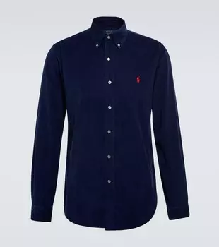 Вельветовая рубашка Polo Ralph Lauren, синий
