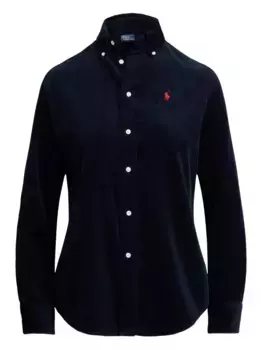 Вельветовая рубашка с длинными рукавами POLO RALPH LAUREN, синий