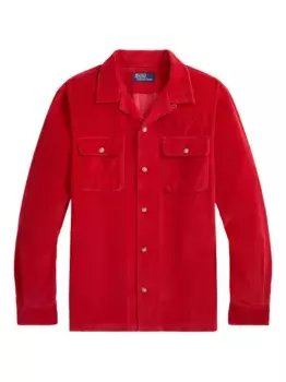 Вельветовая рубашка с длинными рукавами POLO RALPH LAUREN, красный