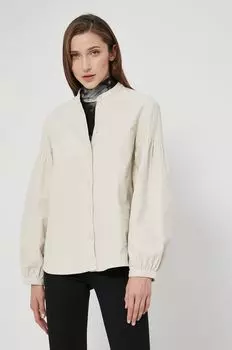 Вельветовая рубашка Samsoe Samsoe, бежевый