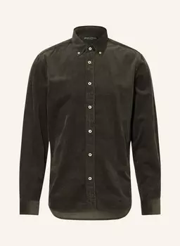 Вельветовая рубашка стандартного кроя Marc O'Polo, темно-серый