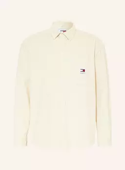 Вельветовая рубашка свободного кроя Tommy Jeans, бежевый