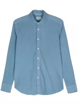 Вельветовая рубашка Tintoria Mattei, синий