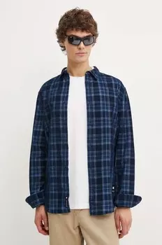 Вельветовая рубашка Tommy Jeans, темно-синий