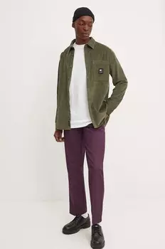 Вельветовая рубашка Tommy Jeans, зеленый