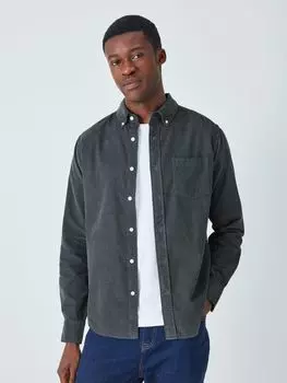 Вельветовая рубашка узкого кроя с длинными рукавами John Lewis, городской шик