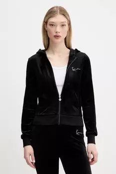 Вельветовая толстовка Karl Kani, черный