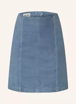 Вельветовая юбка ihcorhando Ichi, серый