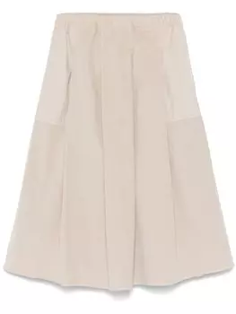 Вельветовая юбка миди Kristensen Du Nord, нейтральный цвет