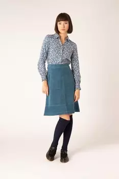 Вельветовая юбка Mistral, синий