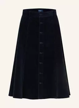 Вельветовая юбка Polo Ralph Lauren, синий