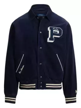 Вельветовая университетская куртка POLO RALPH LAUREN, синий