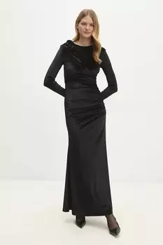 Вельветовое платье Answear.Lab, черный