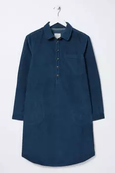 Вельветовое платье FatFace Micky Fat Face, синий