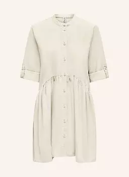 Вельветовое платье с рукавами 3/4 Only, бежевый