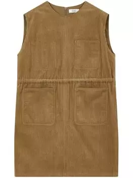 Вельветовое платье STUDIO TOMBOY, коричневый