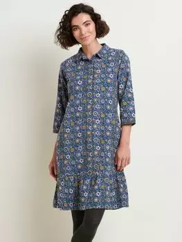 Вельветовое платье в народном цветочном стиле Brakeburn, мульти