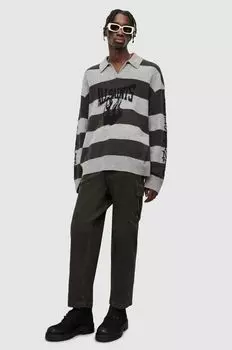 Вельветовые брюки AllSaints, зеленый