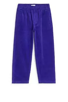 Вельветовые брюки Arket, синий