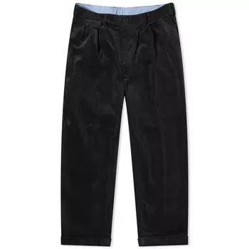 Вельветовые брюки Beams Plus с 2 складками