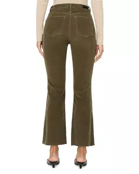 Вельветовые брюки Bridget Instasculpt DL1961 Bootcut, зеленый