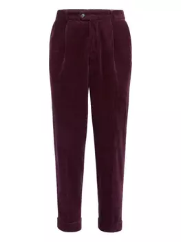 Вельветовые брюки Brunello Cucinelli, фиолетовый