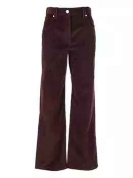 Вельветовые брюки Brunello Cucinelli, красный