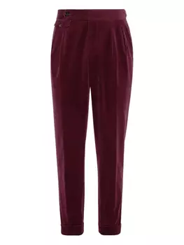 Вельветовые брюки Brunello Cucinelli, красный