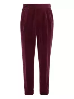 Вельветовые брюки Brunello Cucinelli, красный