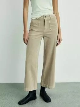 Вельветовые брюки catherip Mango, светло-бежевый