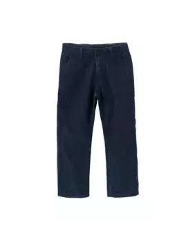 Вельветовые брюки чинос для мальчика с регулируемой талией KNOT, темно-синий