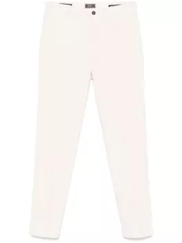 Вельветовые брюки-чинос Peserico, белый