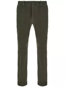 Вельветовые брюки-чинос RRD, зеленый