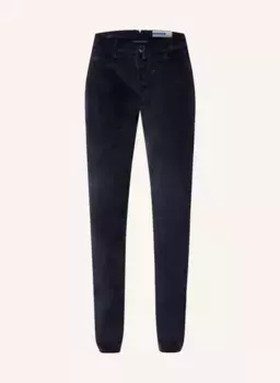 Вельветовые брюки чиносы узкого кроя bobby Jacob Cohen, синий