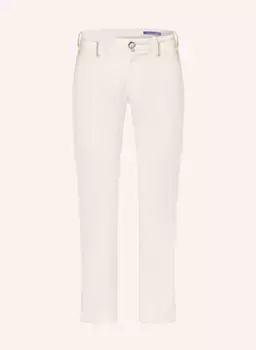 Вельветовые брюки чиносы узкого кроя bobby Jacob Cohen, экрю