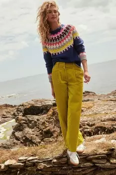 Вельветовые брюки Chiswick Boden, зеленый