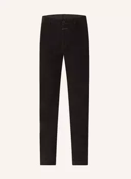 Вельветовые брюки CLOSED CLIFTON Slim Fit, черный