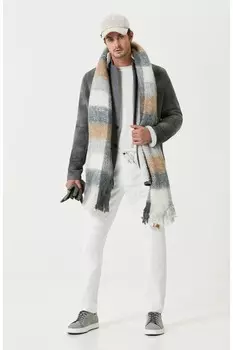 Вельветовые брюки цвета экрю Network, экрю